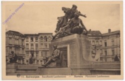 ak199291 Antwerpen, Standbeeld Lambermont