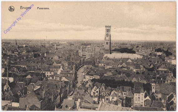 ak199301 Brügge, Panorama