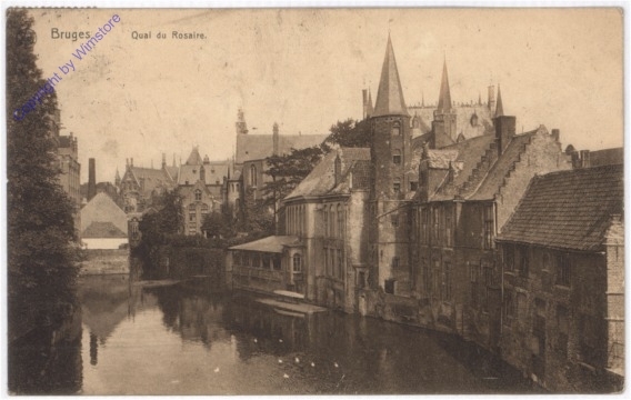 ak199303 Brügge, Quai du Rosaire