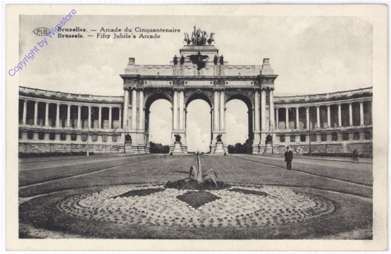 ak199319 Brüssel, Arcade du Cinquantenaire