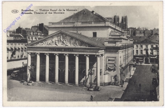 ak199326 Brüssel, Theatre Royal de la Monnaie
