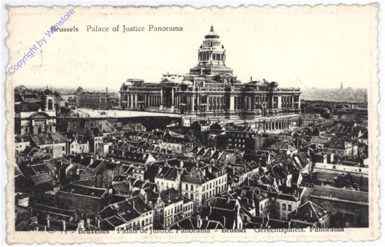 ak199336 Brüssel, Palace of Justice Panorama