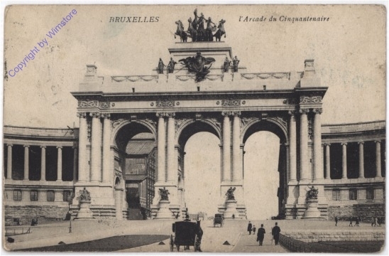 Brüssel, L'Arcade du Cinquantenaire