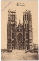 ak199344 Brüssel, Eglise Saint Gudule
