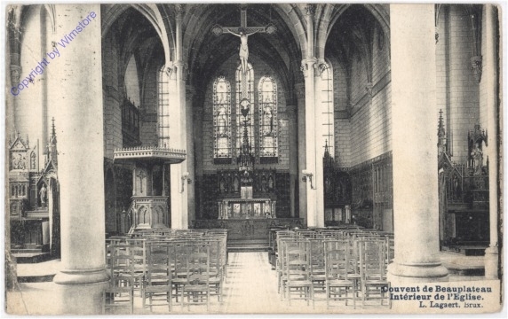 ak199354 Brüssel,Couvent de Beauplateau Inerieur de l'Eglise