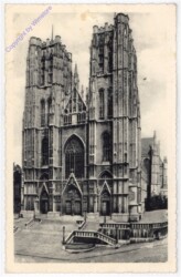 ak199356 Brüssel, Eglise Saint Gudule