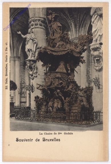 Brüssel, La Chaire de Ste. Gudule