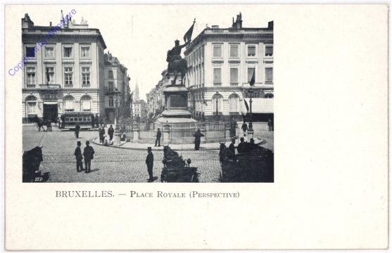 ak199385 Brüssel, Place Royale