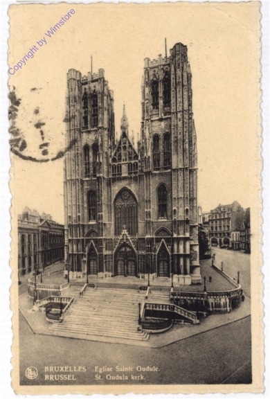 ak199408 Brüssel, St. Gudula kerk
