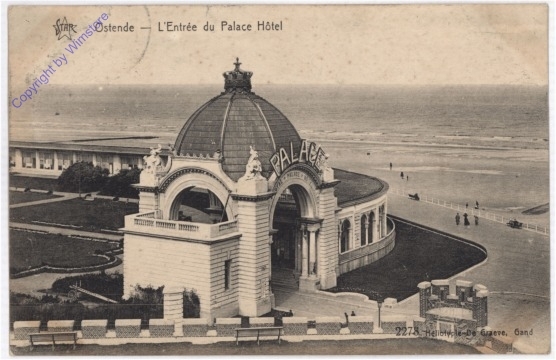 ak199418 Ostende, L'Entree du Palace Hotel