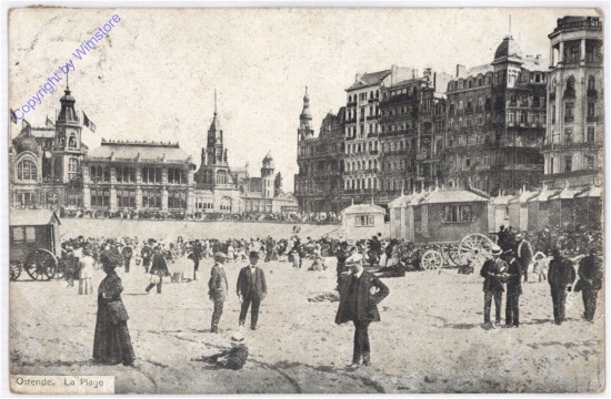 ak199421 Ostende, La Plage