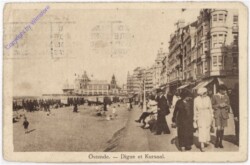 ak199433 Ostende, Digue et Kursaal