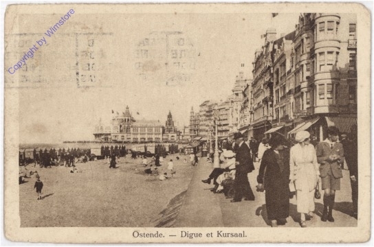 ak199433 Ostende, Digue et Kursaal