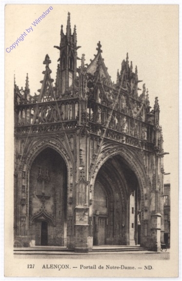 Alencon, Portail de Notre-Dame