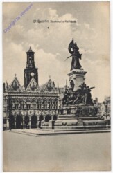 St. Quentin, Denkmal und Rathaus