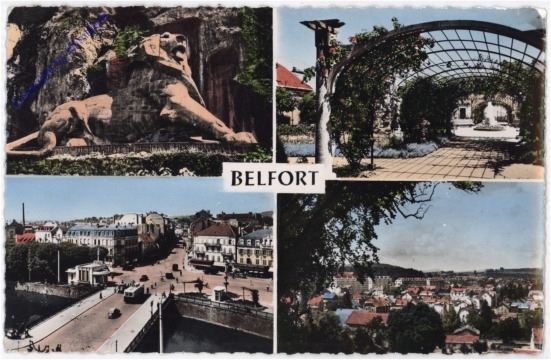 ak199518 Belfort, Multiansicht