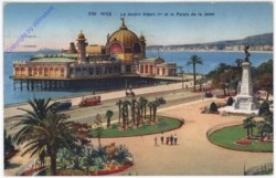 Nice, Le Jardin Albert 1er et le Palais de la Jetee