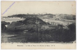 Biarritz, La Cote du Phare et le Rocher du Basta
