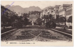 ak199538 Menton, Le Jardin public