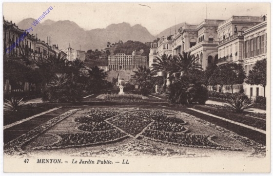 Menton, Le Jardin public