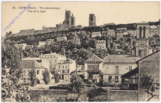 ak199540 Laon, Vue panoramique