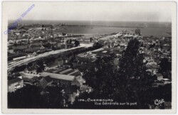 Cherbourg, Vue Generale sur le port