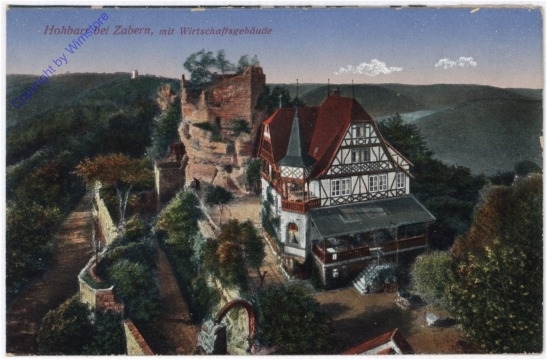 ak199555 Zabern, Hohbarr mi Wirtschaftsgebäude