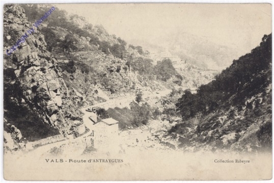 Vals, Route d'Antraygues