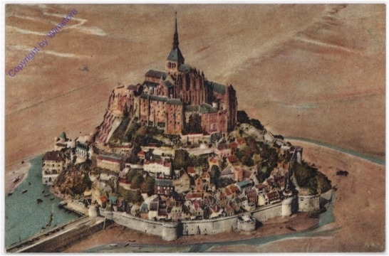 Mont St.Michel, Vue Aerienne