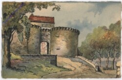 Vezelay, Cours Bouveau et Porte Neuve