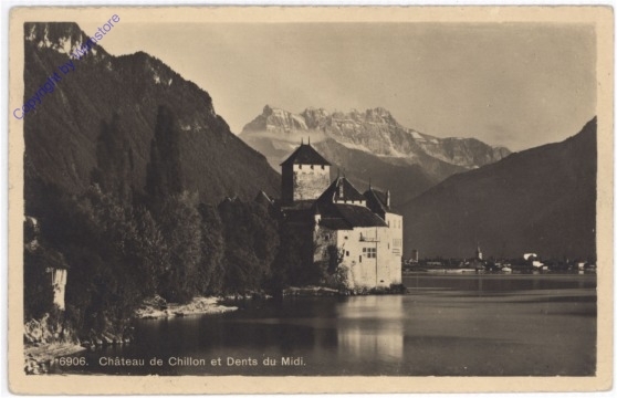 Chateau de Chillon, et Dents du Midi
