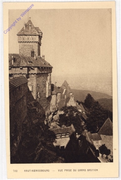 ak199613 Haut Koenigsbourg, Vue prise du Grand Bastion
