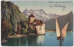 Chateau de Chillon, et Dents du Midi