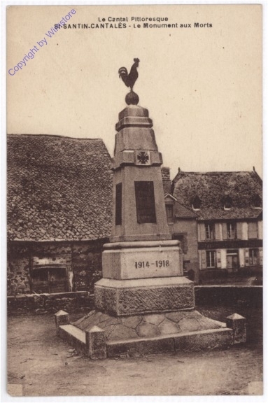 St.-Santin-Cantales, Le Monument aux Morts