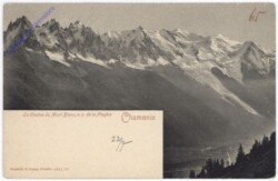 ak199628 Chamonix, La Chaine du Mont lanc