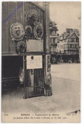 ak199630 Rouen, Emplacement du Bucher