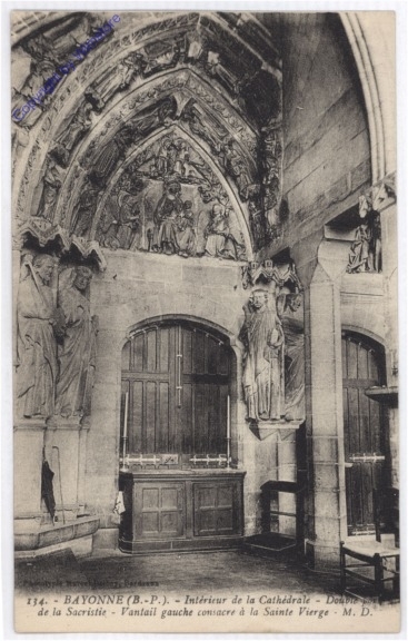 ak199657 Bayonne, Interieur de la Cathedrale