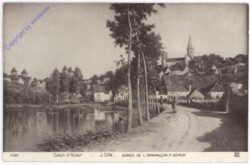 Bords de l'Armancon a se mur