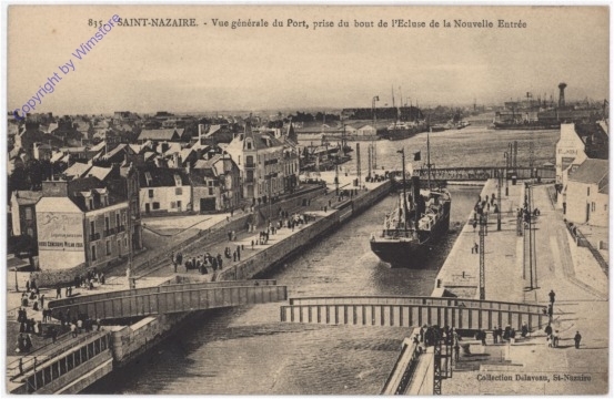 ak199686 Saint-Nazaire, Vue generale du Port