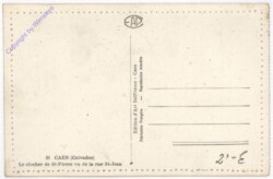 Caen, Le clocher de St-Pierre