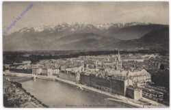 ak199730 Grenoble, Vue sur la Chaine des Alpes