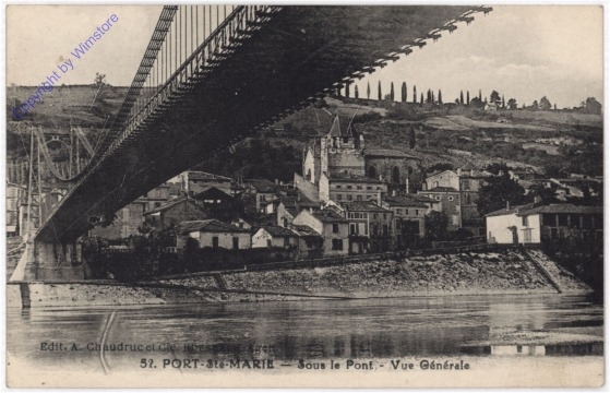 ak199734 Por-Ste.-Marie, Sous le Pont