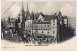 ak199784 Neuchatel, Chateau et Collegiale