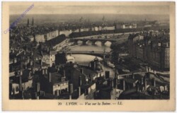 ak199842 Lyon, Vue sur la Saone