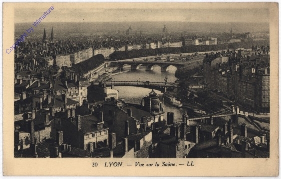 Lyon, Vue sur la Saone