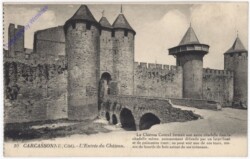 Carcassonne, L'Entree du Chateau