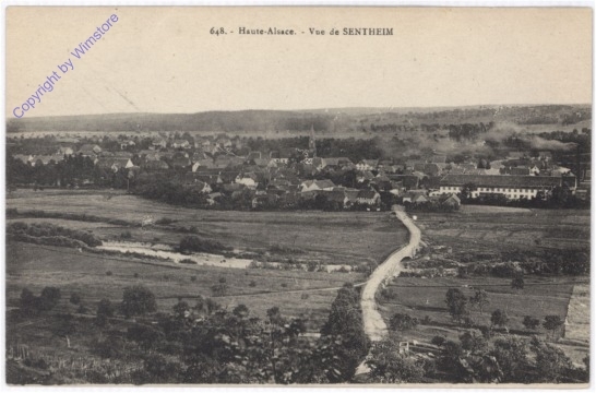 ak199899 Haute-Alsace, Vue de Sentheim