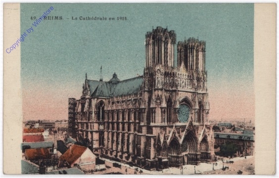 ak199928 Reims, La Cathedrale