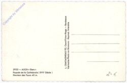 Auch, Facade de la Cathedrale