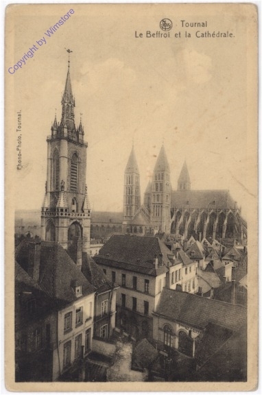 Tournai, Le Beffroi et la Cathedrale